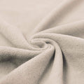 Baumwollfleece Stoff Hellbeige