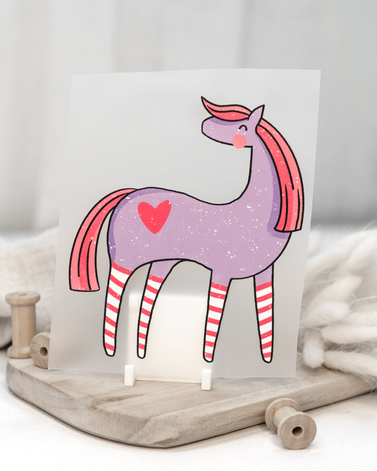 Pferd rosa