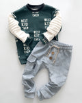 Baggy Hose mit einer Seiten Tasche