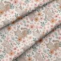 Blumenkatze Rib Stoff