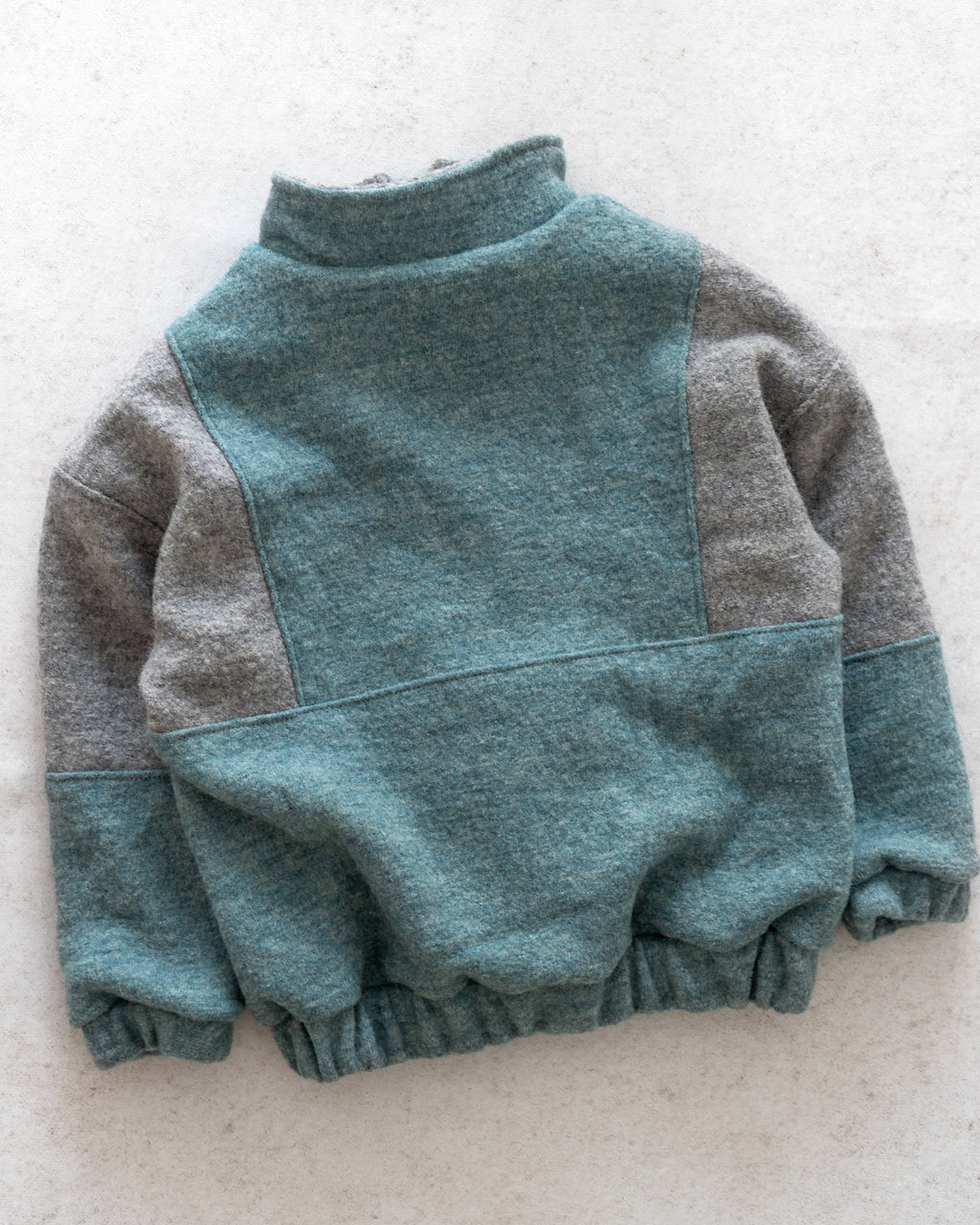 Walkjacke mit Teilung