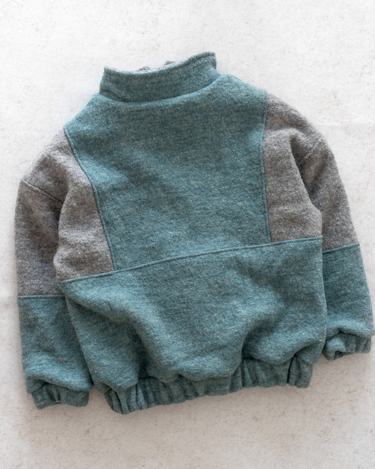 Walkjacke mit Teilung