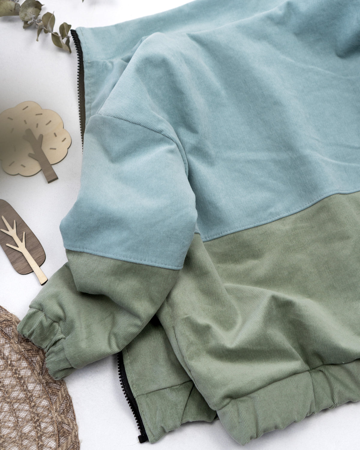 Cord Jacke mit Teillung
